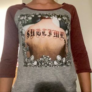 sublime baseball tee